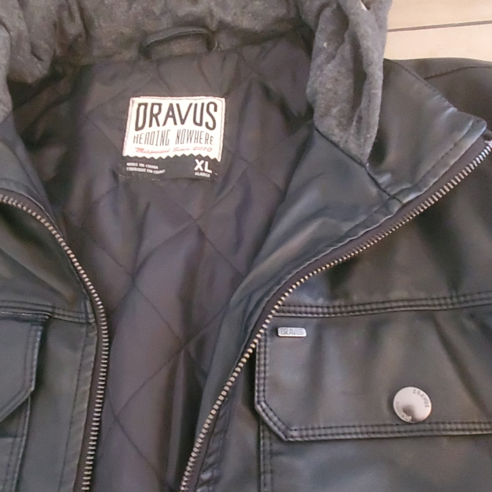 Dravus leather jacket